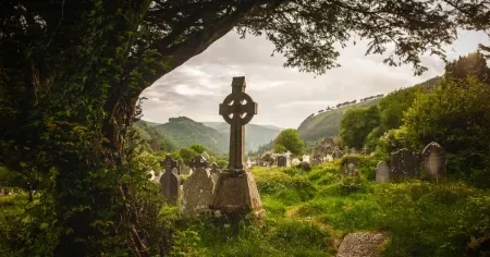 St. Kevin's Cross in Glendalough - Sacred Mystical Journeys