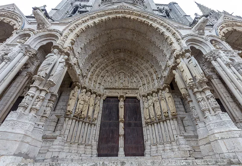 Chartres Cathedral Front Entrance