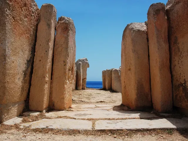 Mnajdra Ancient Architecture Of Old Mediterranean Culture