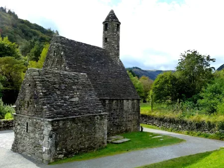 St. Kevin's Church in Glendalough - Tour Sacred Ireland
