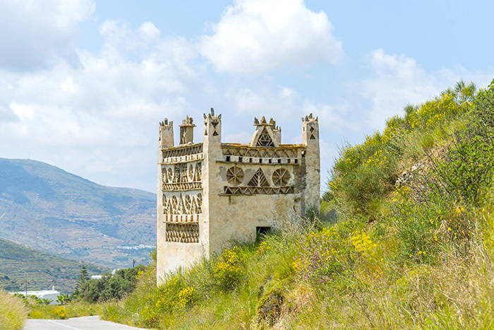 Traditional pigeon house in Tinos island Greece