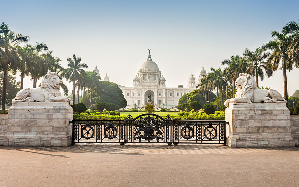 Victoria Memorial in Kolkata, Northern India