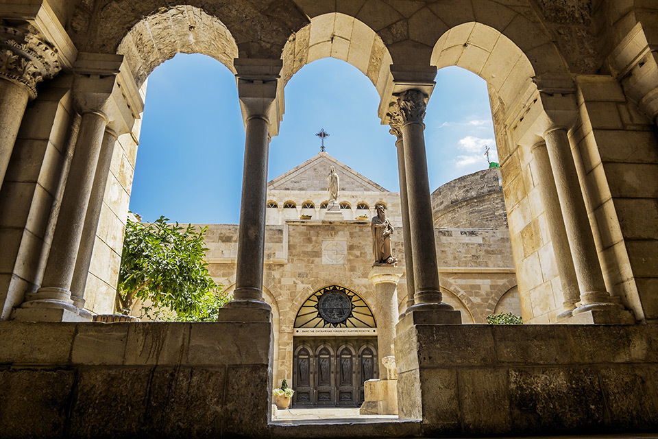 View of the Church of the Nativity in Bethlehem, Israel | Sacred Tour of Israel