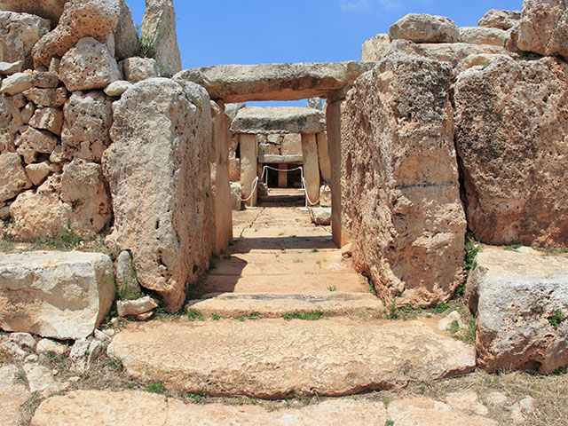 Hagar Qim, the ancient Megalithic Temple of Malta