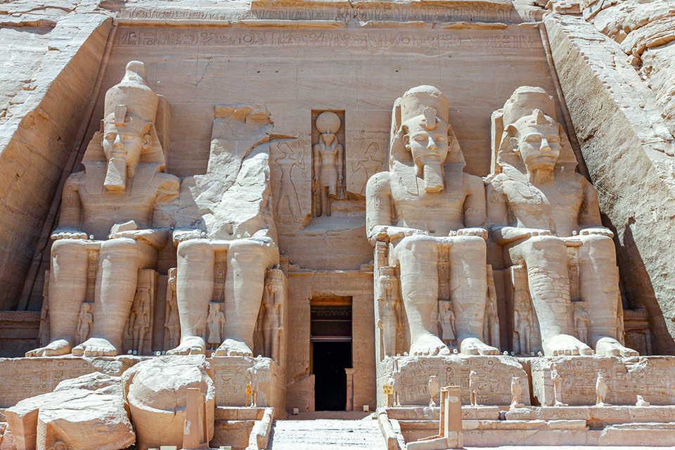 The Great Temple of Ramses II at Abu Simbel